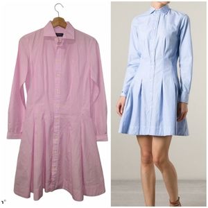 POLO RALPH LAUREN Light Pink Cotton Shirt Dress